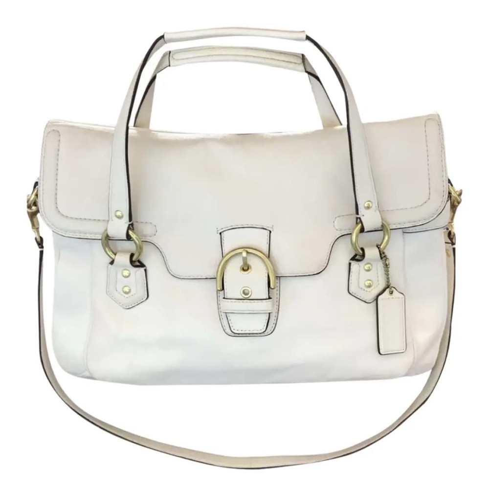 Beautiful Ivory Coach Campbell Handbag Shoulder Crossbody